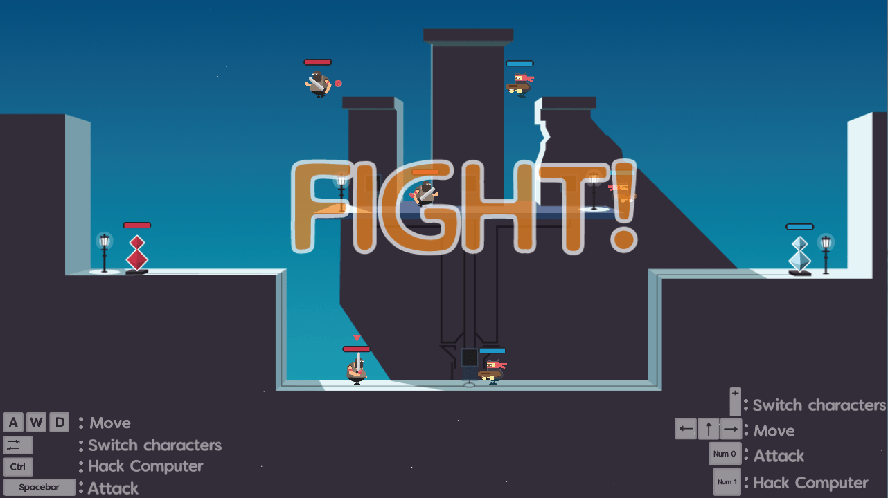Deadfight 2 Players Local Multiplayer HTML5 Construct