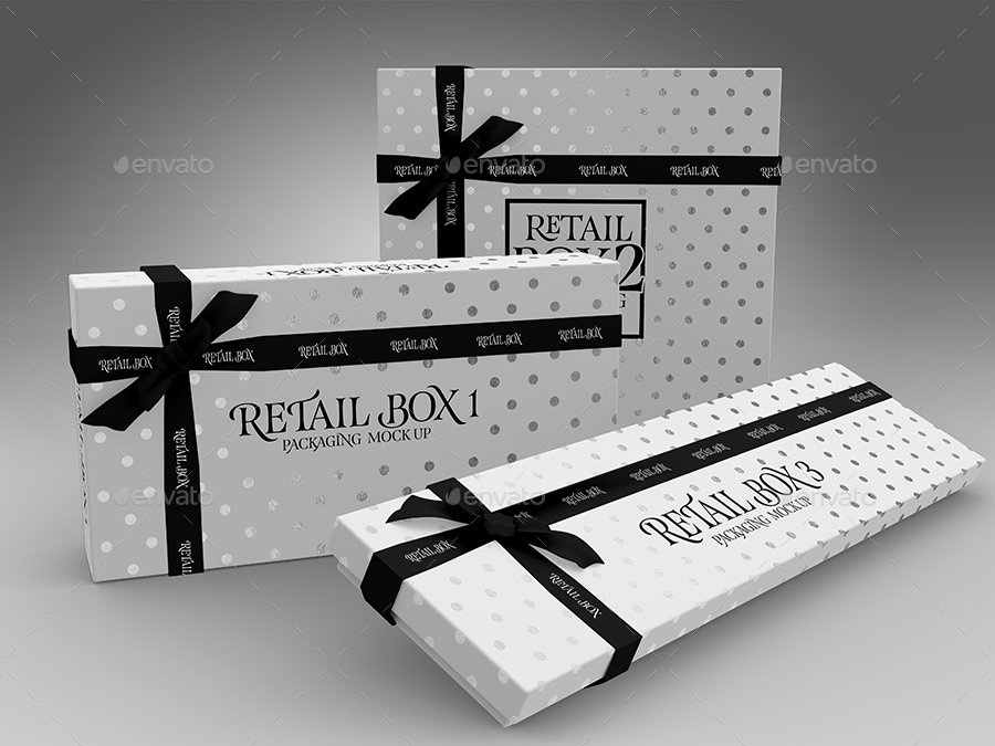 Retail Boxes Vol.2 Bag & Box Packaging Mock Ups by ina717 GraphicRiver