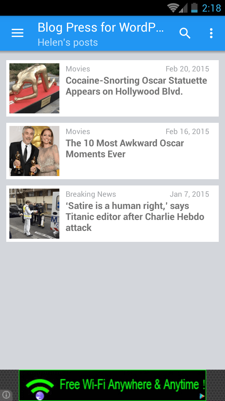 BlogPress An Android App for your WordPress by stealthysam CodeCanyon