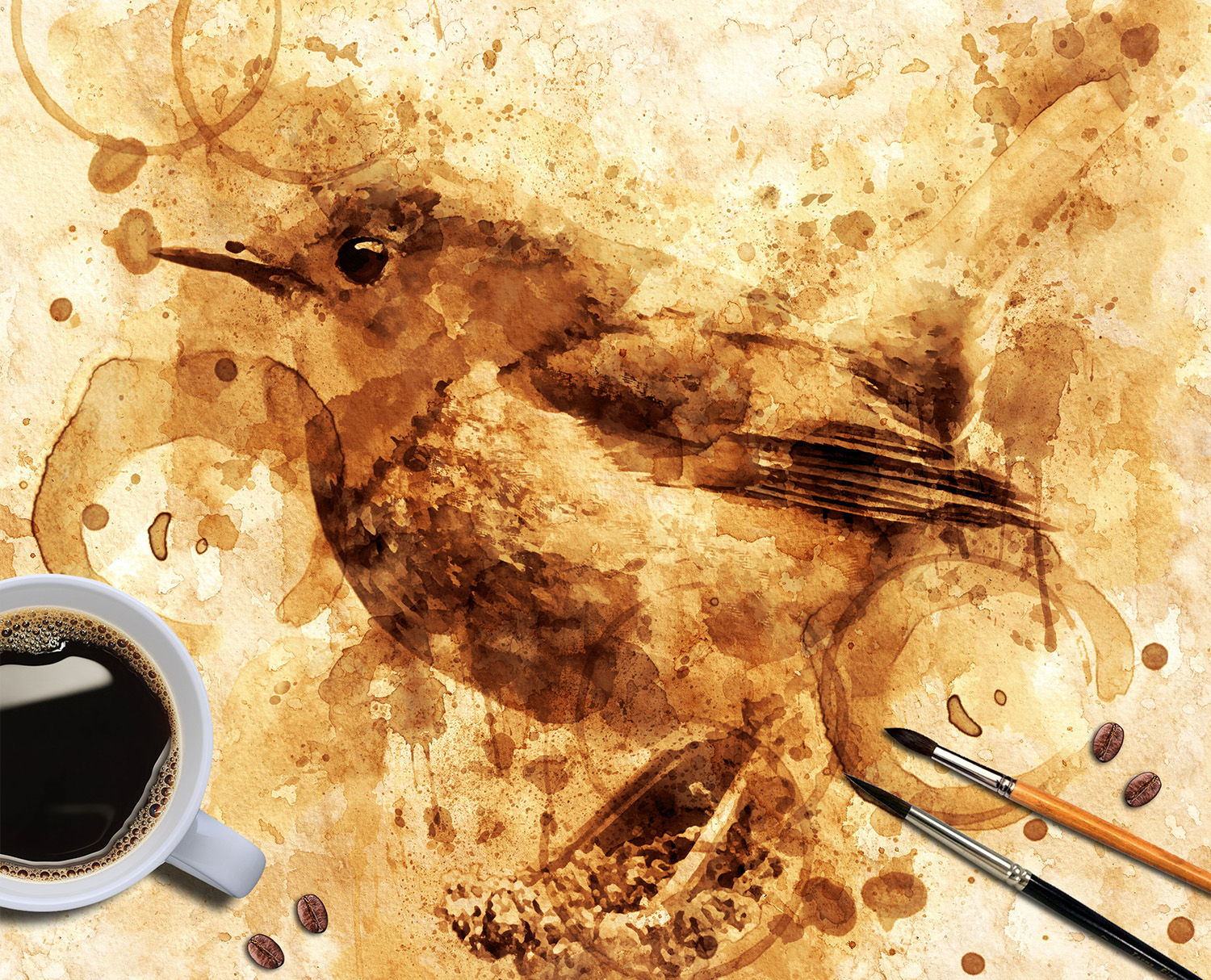Coffee Stain Art Action, Addons GraphicRiver
