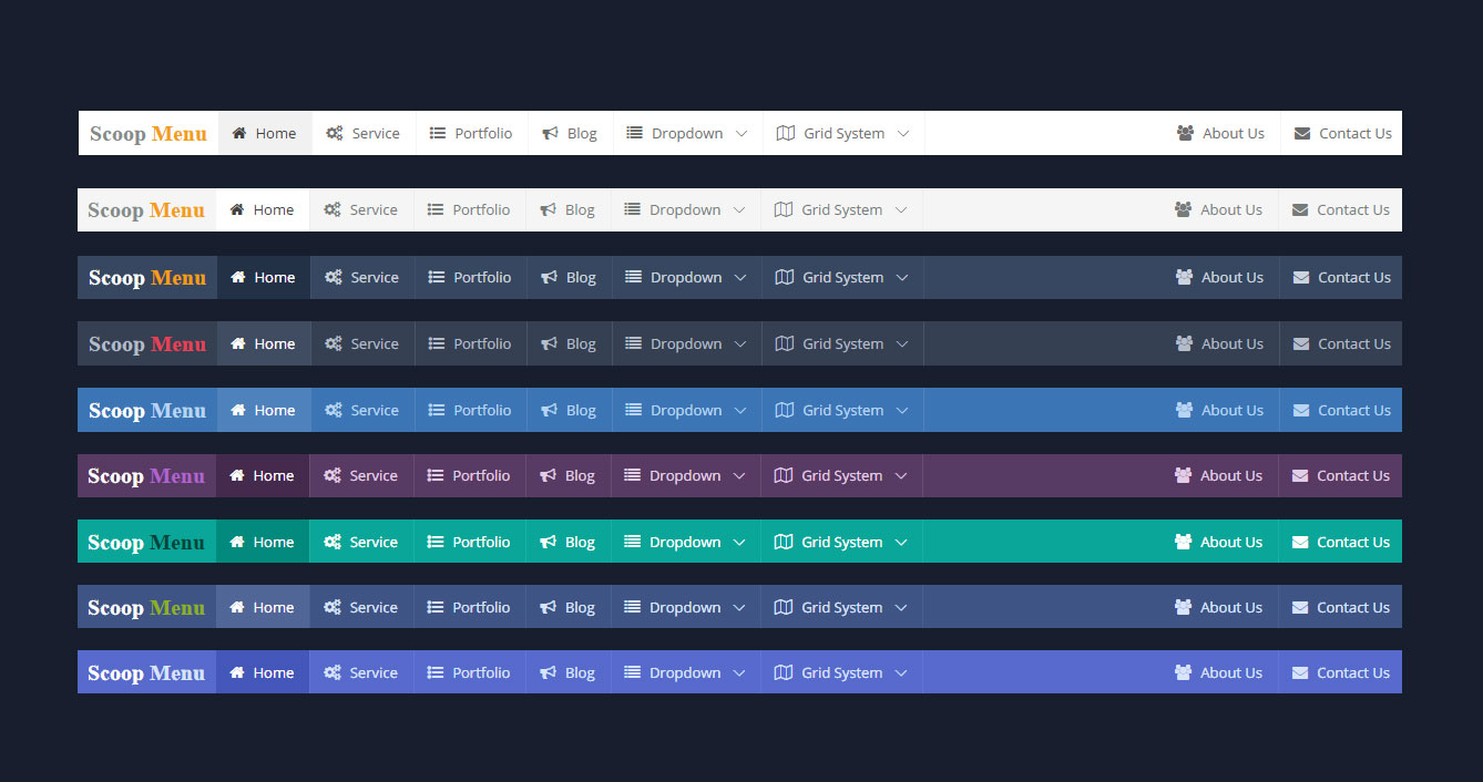 Dropdown Sidebar Menu Responsive Bootstrap Navigation by logicalstack
