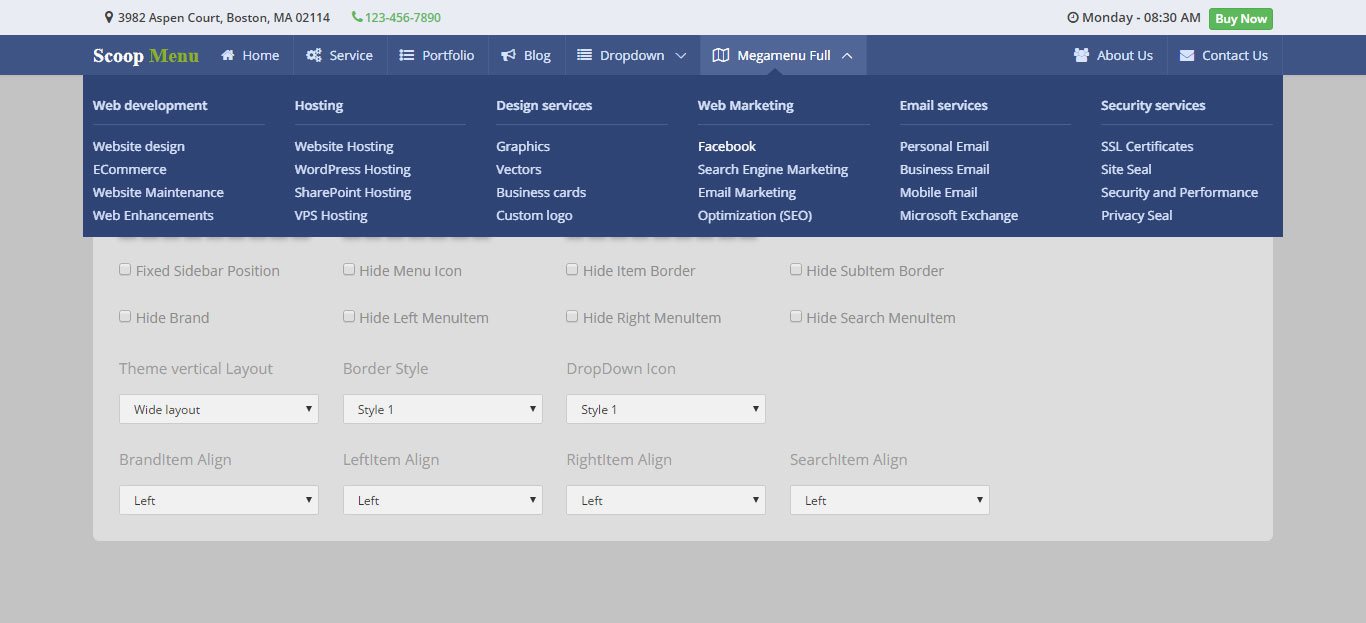 Dropdown Sidebar Menu Responsive Bootstrap Navigation by logicalstack