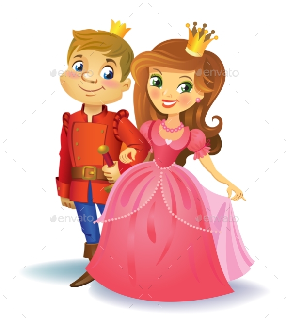 Princess and Prince by Azzzzya GraphicRiver