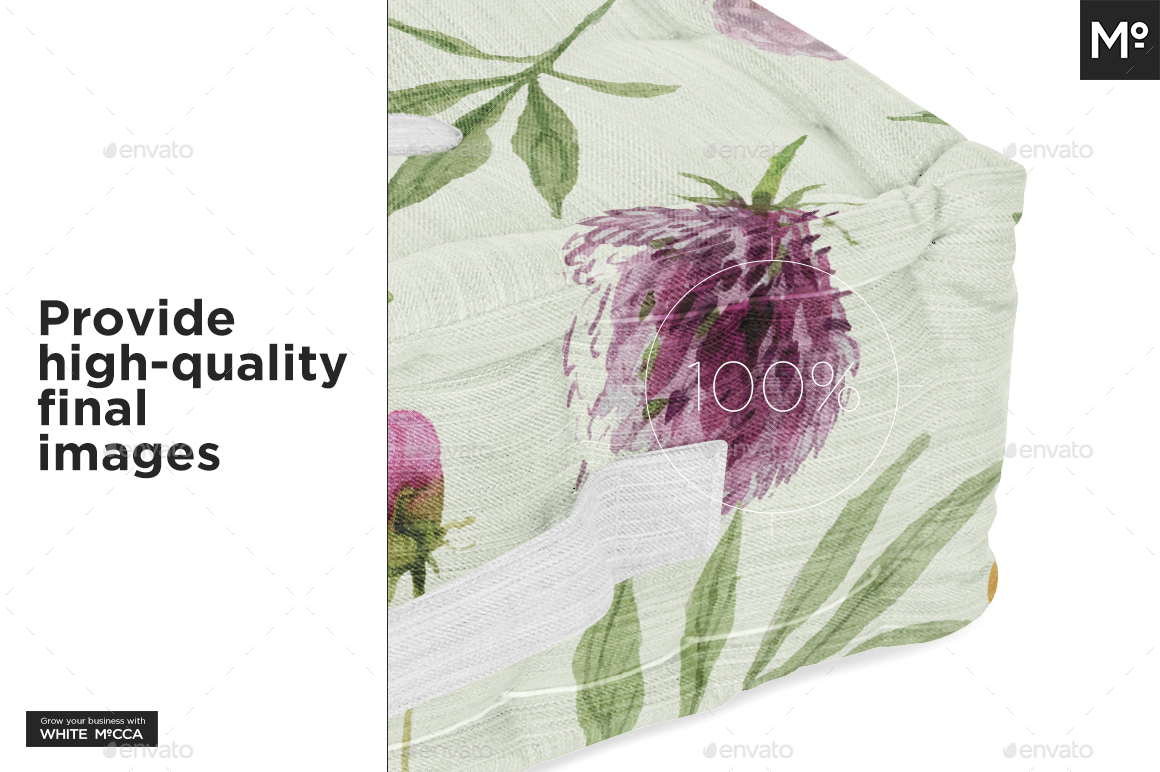 Box Cushions Mockup by Mocca2Go GraphicRiver