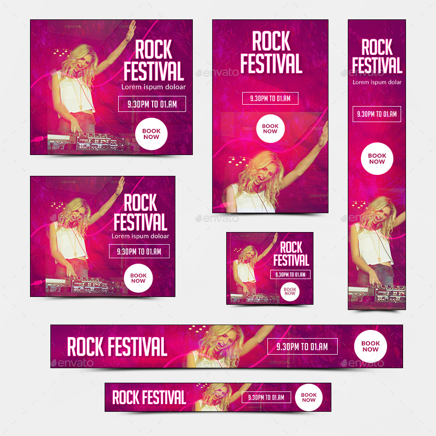 Music Concert Banners by Hyov GraphicRiver