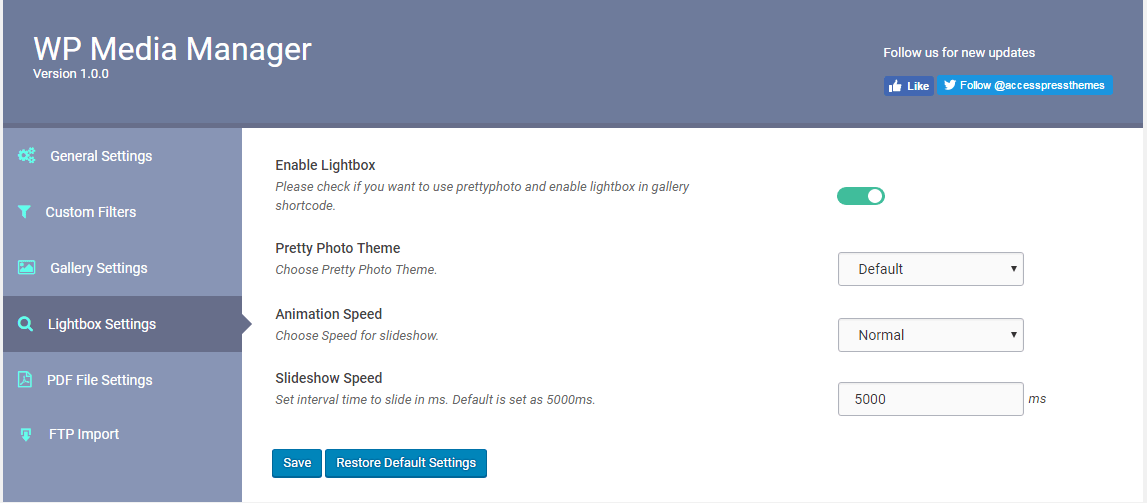 WP Media Manager The Easiest WordPress Media Manager Plugin by AccessKeys