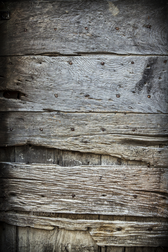 Rustic Wood Door Background