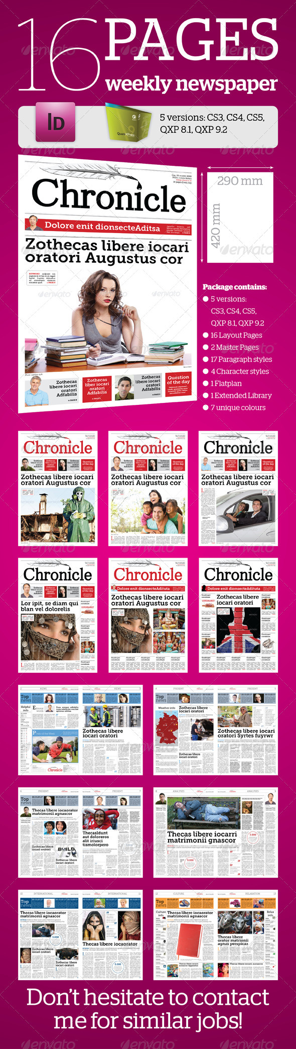 16 Pages Weekly Newspaper by Maurul GraphicRiver