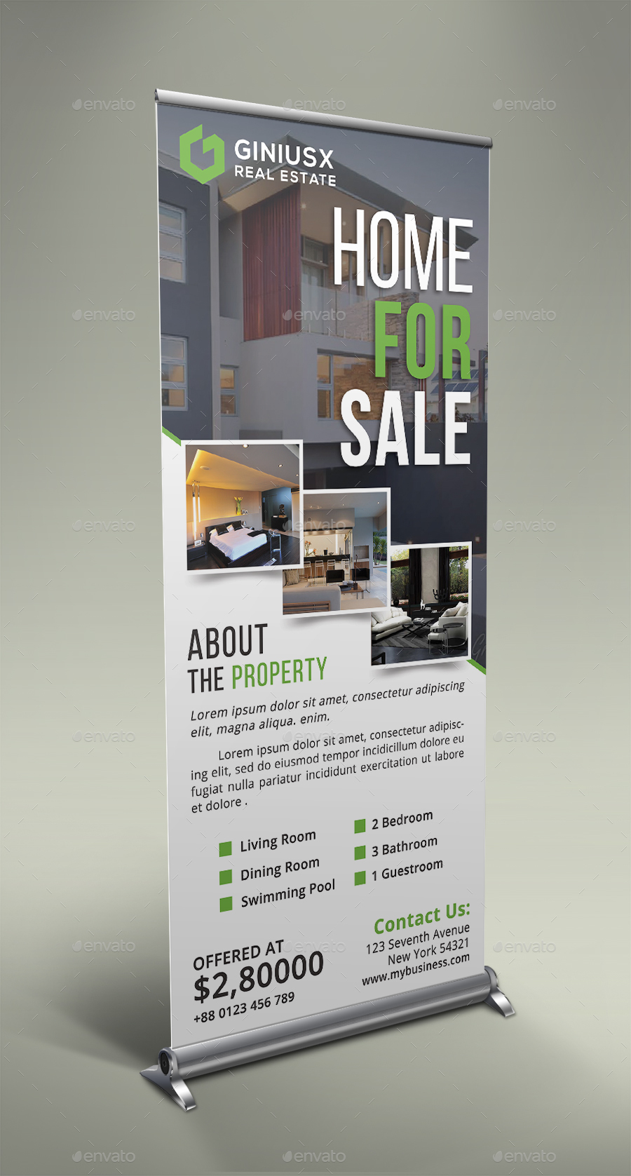 Real Estate RollUp, Print Templates GraphicRiver