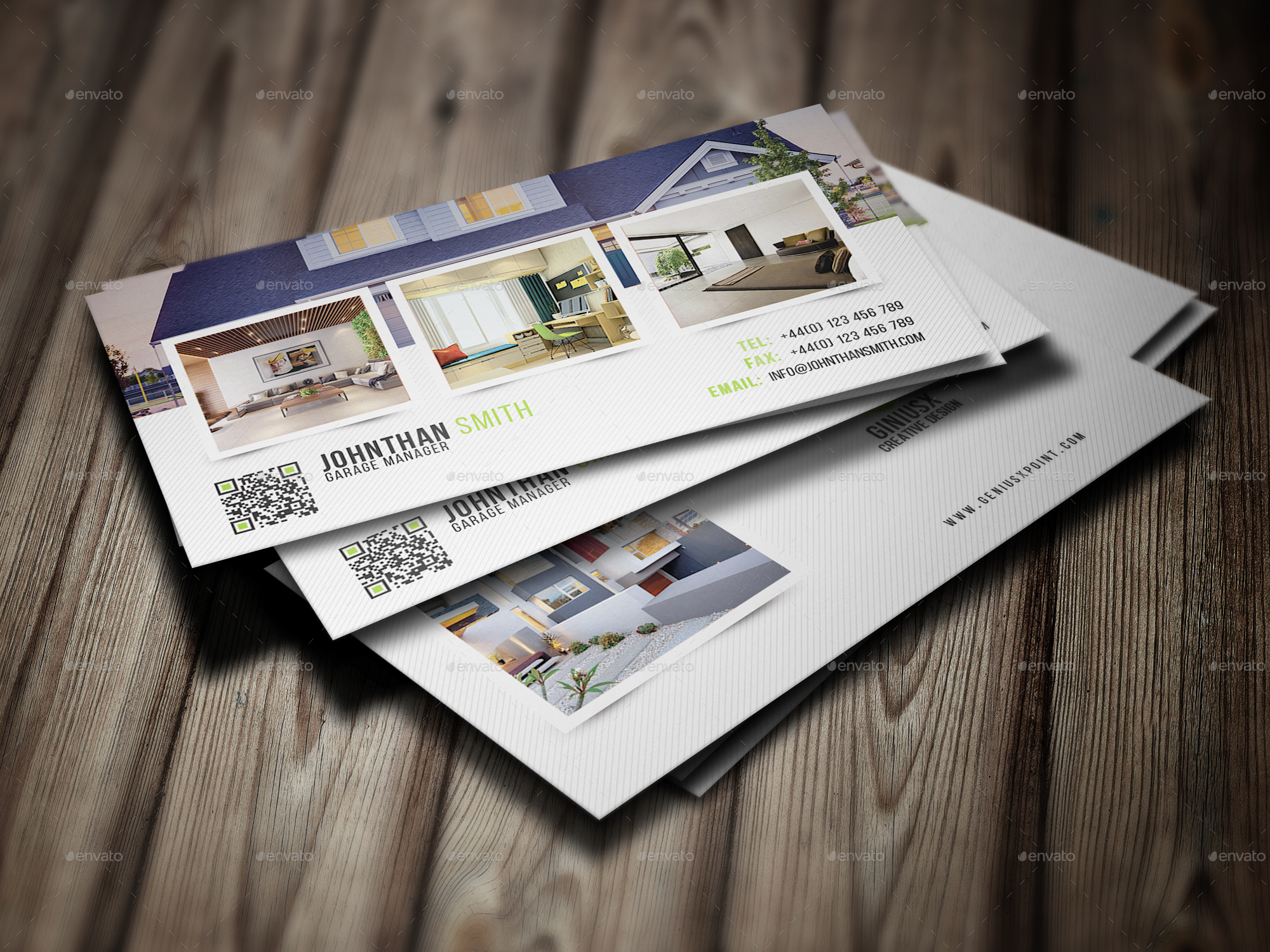 Rent House Business Card by GeniusPoint GraphicRiver