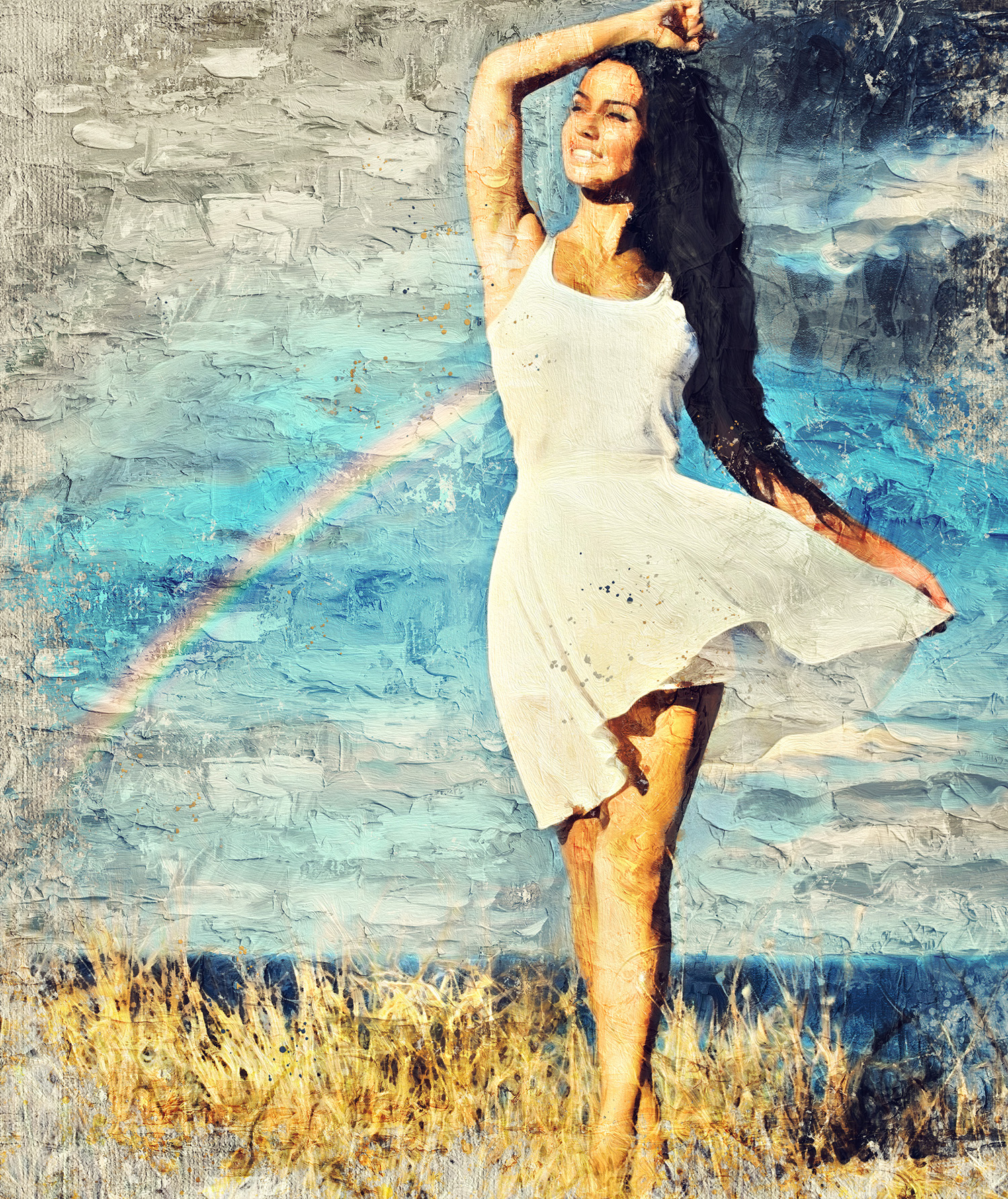 Impasto Oil Paint Action, Addons GraphicRiver