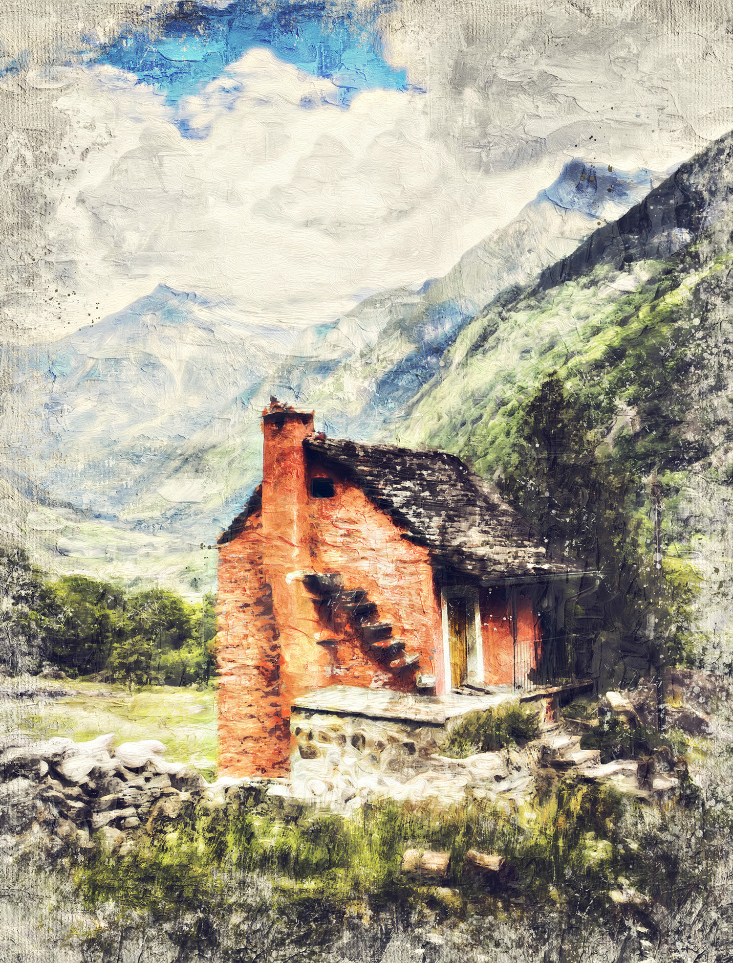 Impasto Oil Paint Action, Addons GraphicRiver