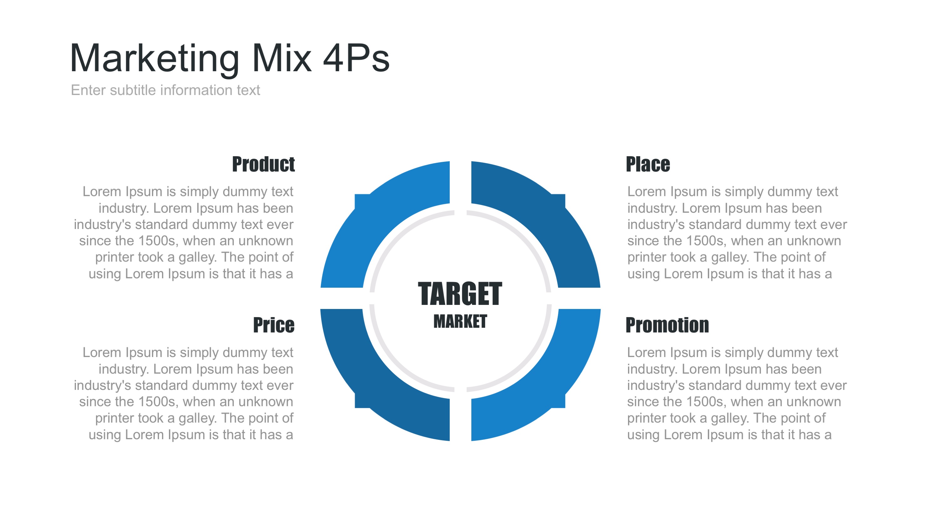 Marketing Mix PowerPoint Template by Site2max GraphicRiver