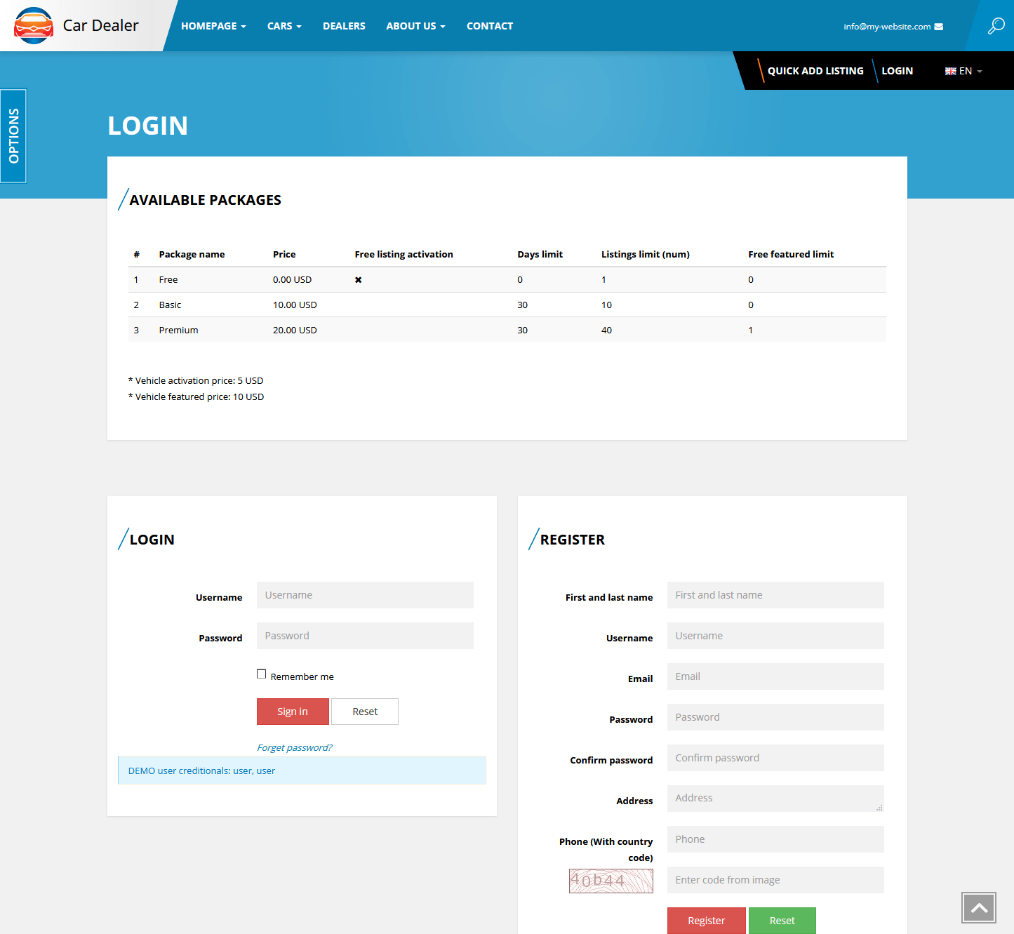 Car Dealer Listings Directory by sanljiljan CodeCanyon