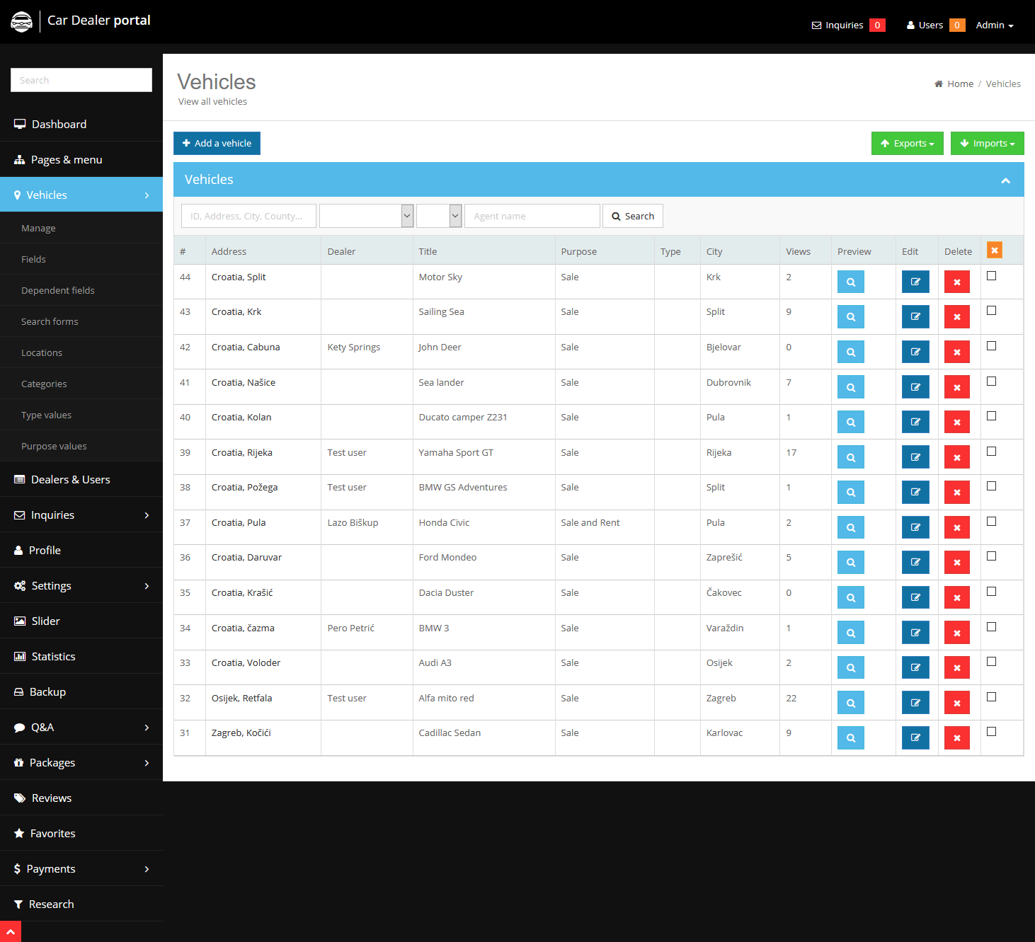 Car Dealer Listings Directory by sanljiljan CodeCanyon
