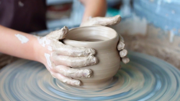 Creating a Clay of clay.Clay on the device.Master