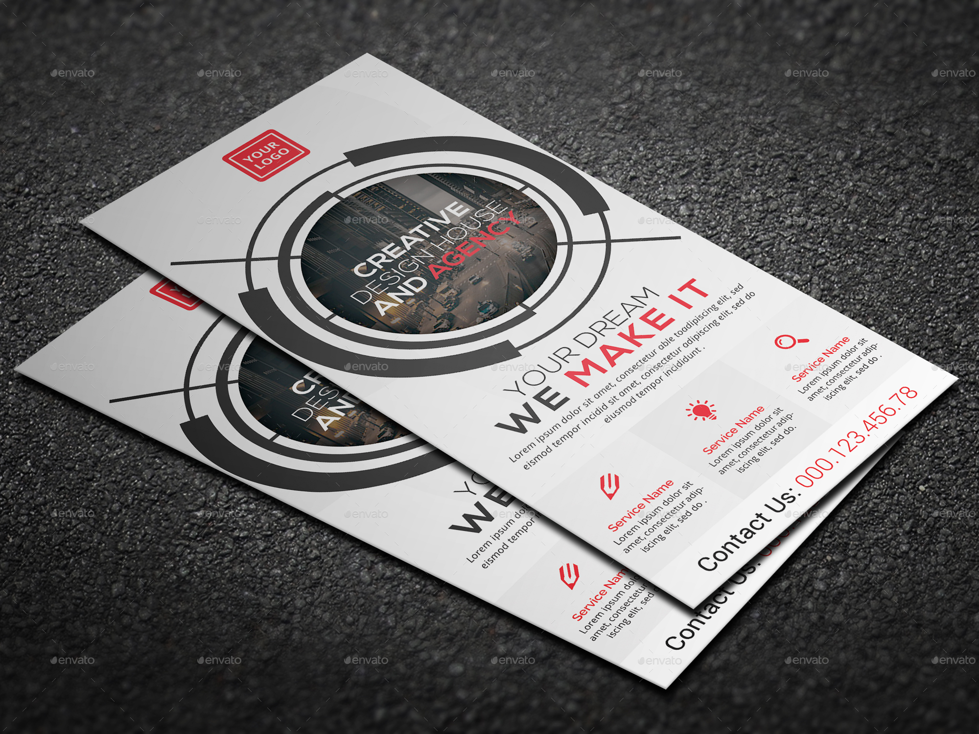 Corporate DL Flyer Template by GeniusPoint GraphicRiver