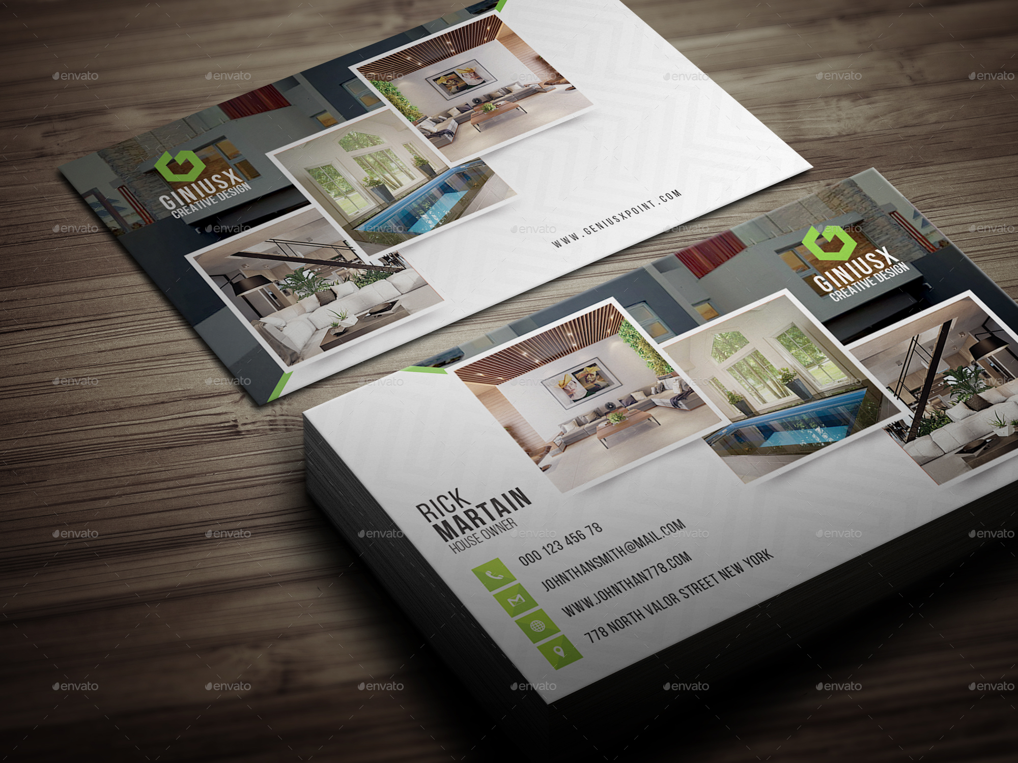 Rent House Business Card Bundle, Print Templates GraphicRiver