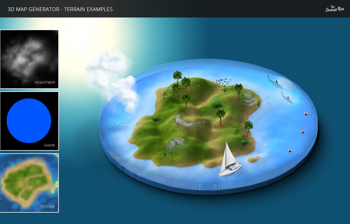 3D Map Generator Terrain from Heightmap by Orange_Box