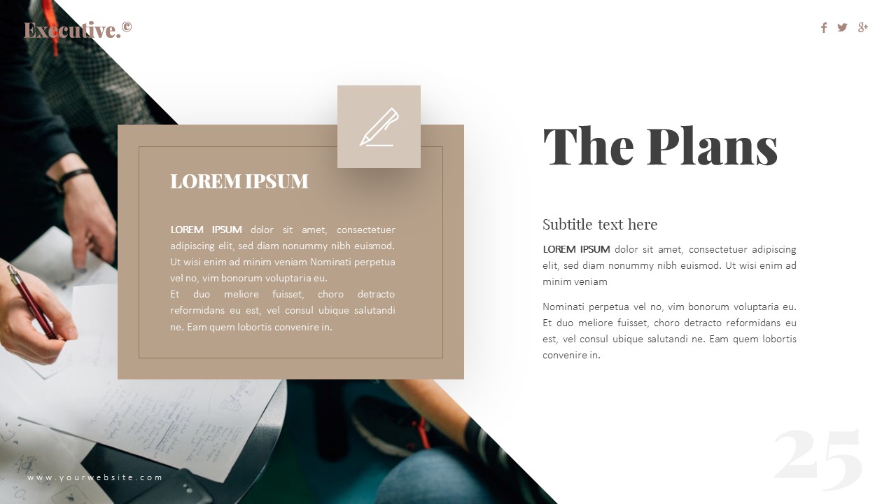 Executive Real Estate Presentation Template, Presentation Templates