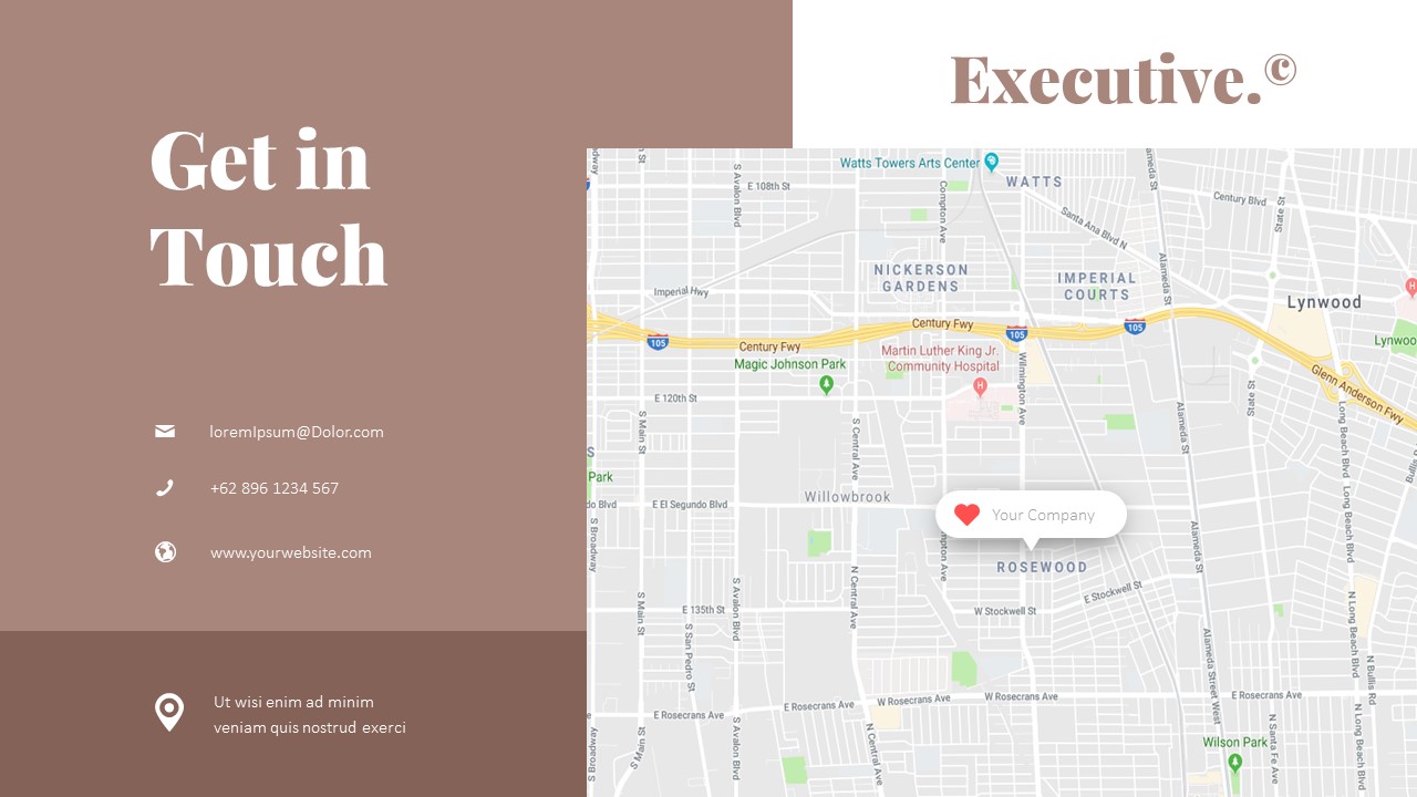 Executive Real Estate Presentation Template by RRgraph GraphicRiver