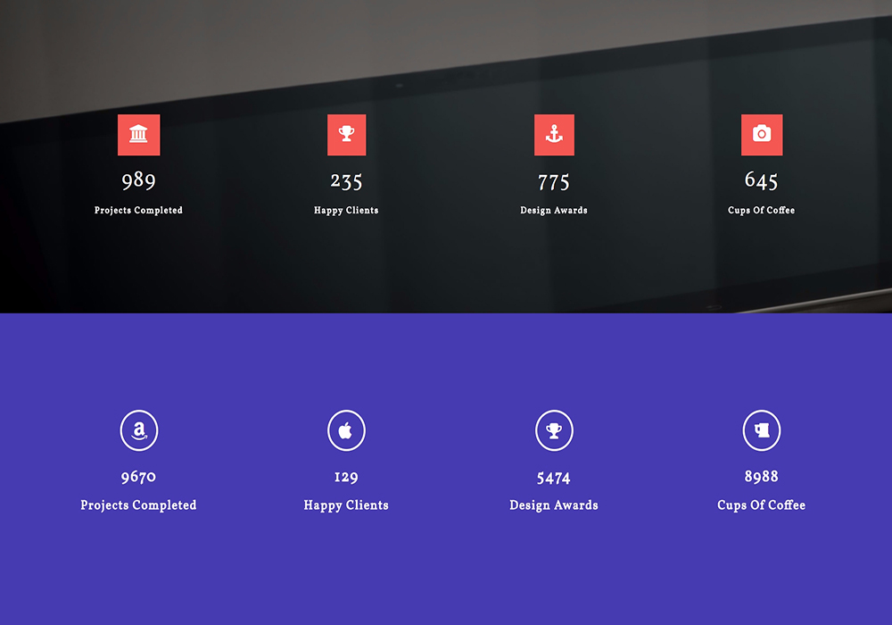 Animated Stat Counter Number Showcase Plugin For Wordpress by dazzlersoft