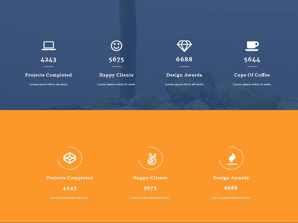 Animated Stat Counter Number Showcase Plugin For Wordpress by dazzlersoft