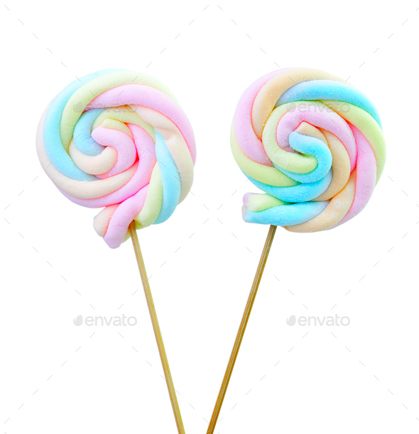 marshmallow lollipop Stock Photo by sommai PhotoDune