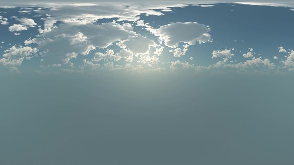 VR 360 Degree Panorama of Sky And Clouds by VideoHive