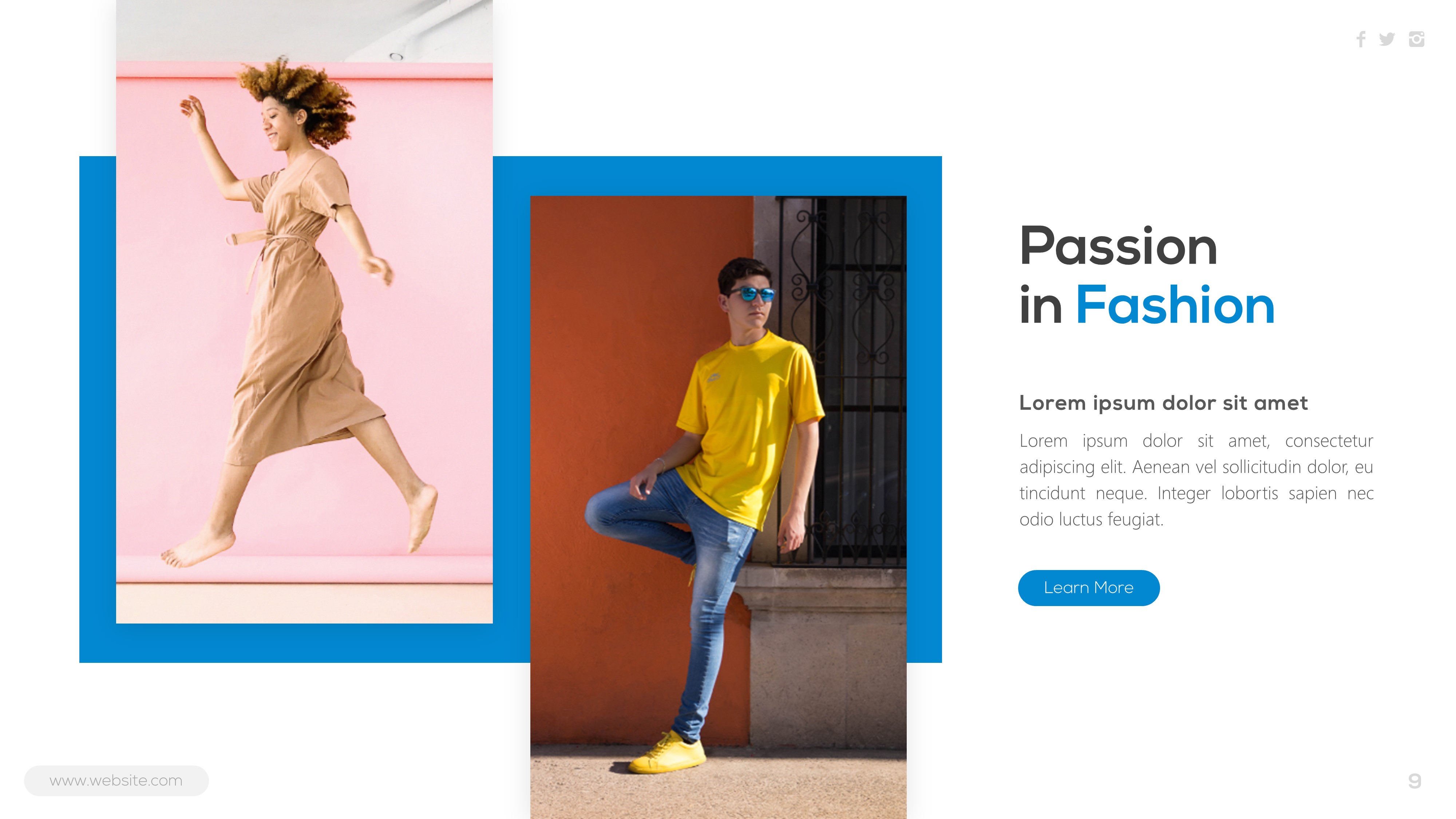 Adore Fashion Presentation Template by RRgraph GraphicRiver