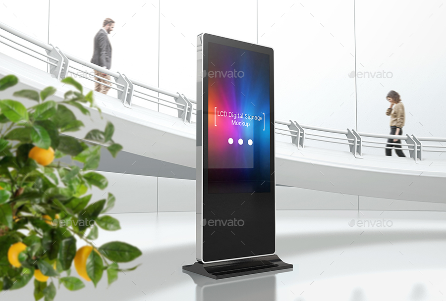 LCD Digital Signage Mockups by StreetD GraphicRiver