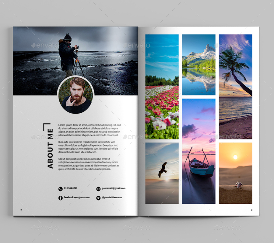 Photo Album / Portfolio, Print Templates GraphicRiver