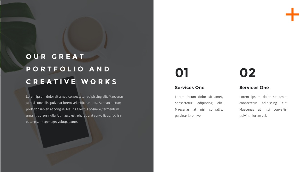 React Minimal Google Slides Template, Presentation Templates