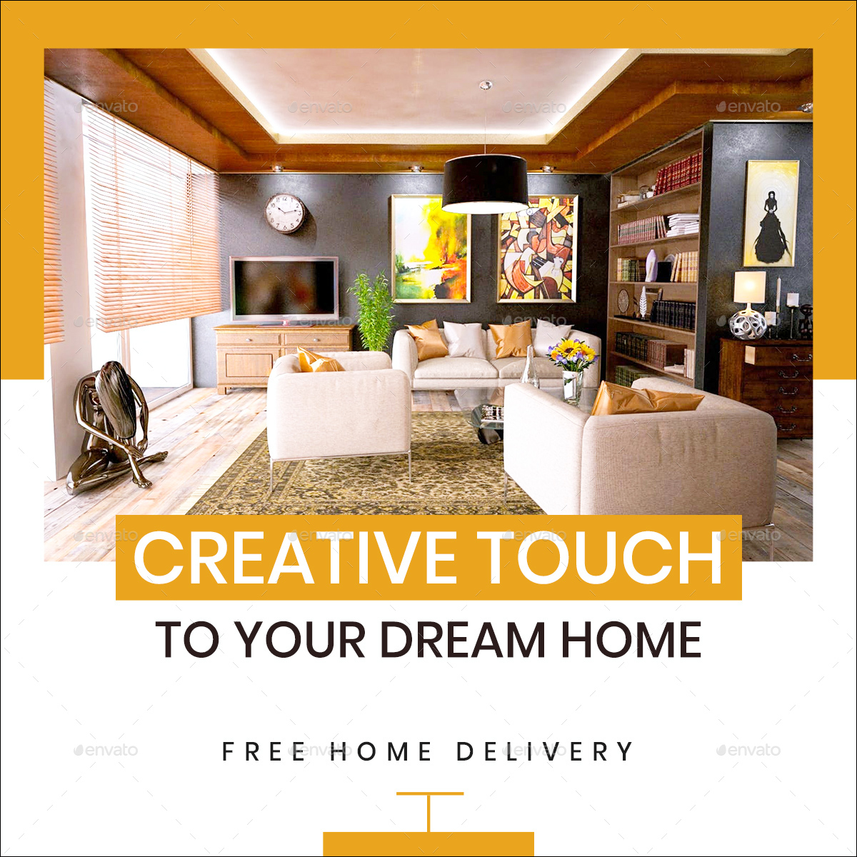 Interior Design Web Banner Set by Hyov GraphicRiver