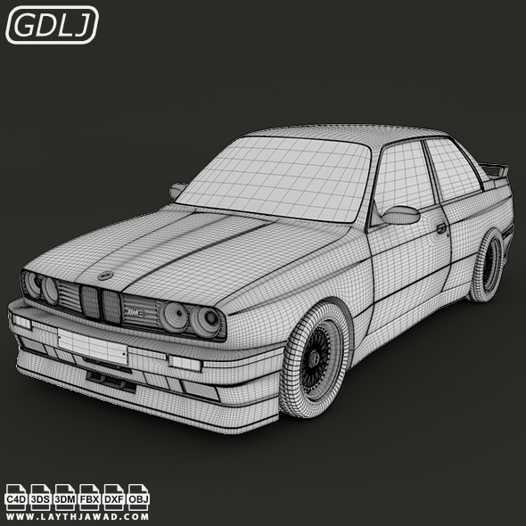 Bmw M3 E30 By Laythjawad 3docean