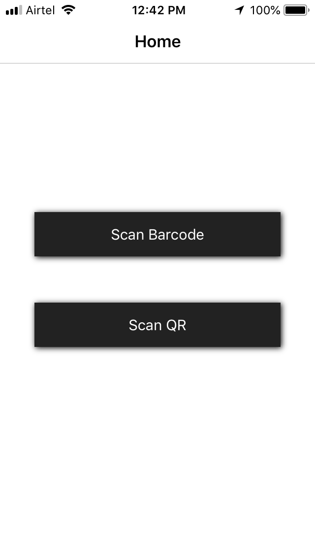 iOS barcode and QR scanner by Reactiveweb CodeCanyon