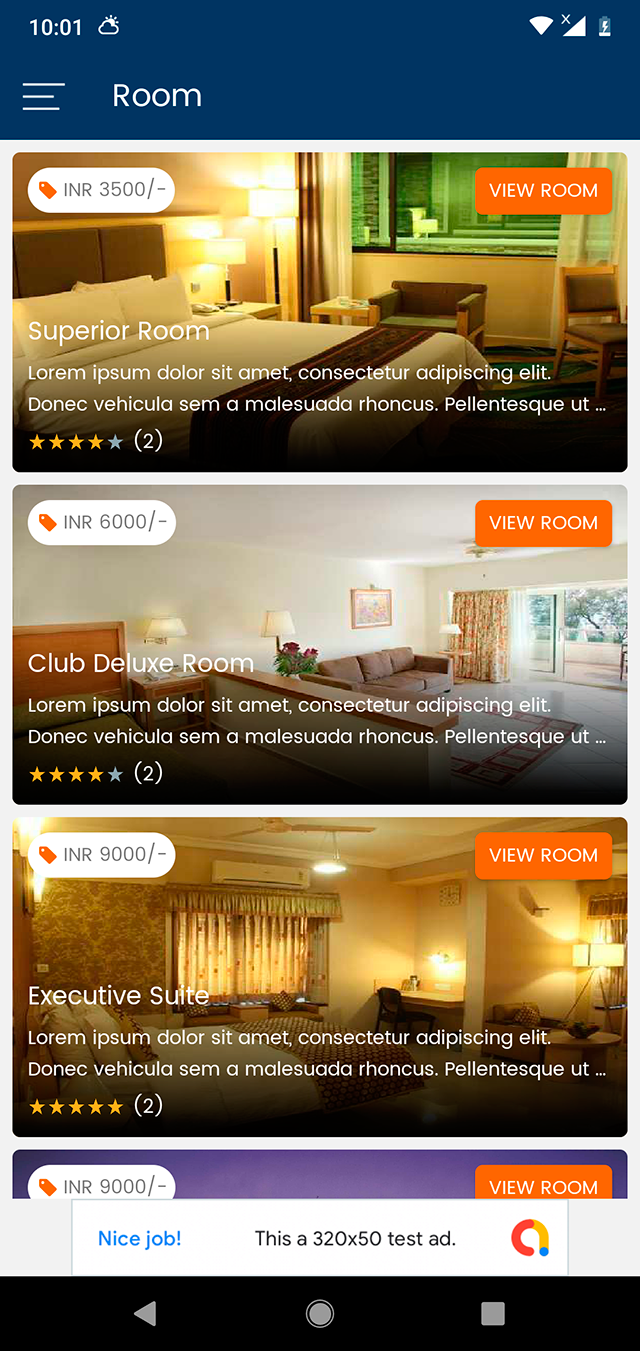 Single Hotel App with Material Design by viaviwebtech CodeCanyon