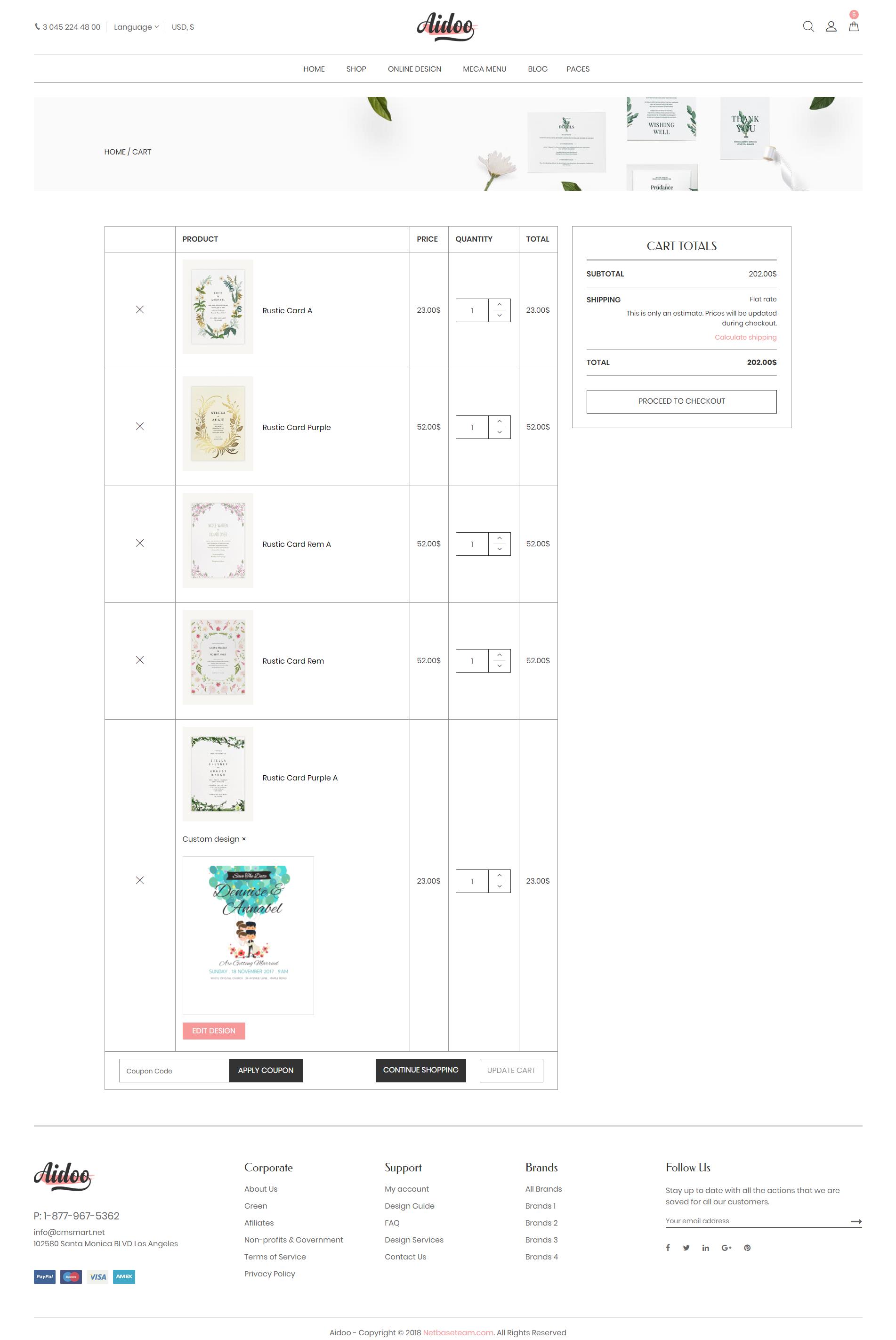 Aidoo Wedding Card Theme by netbaseteam ThemeForest