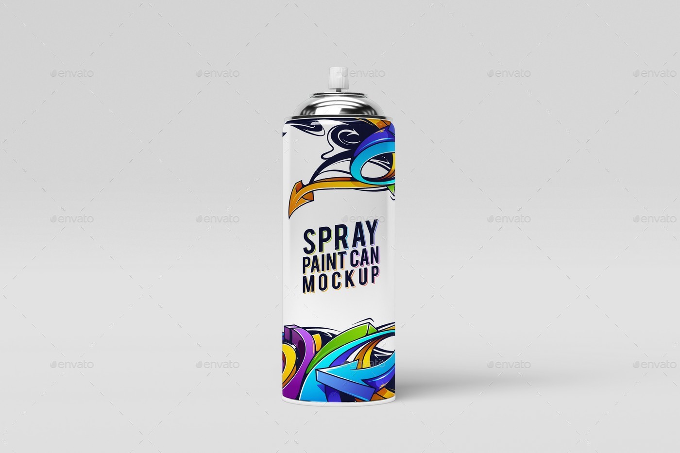 Spray Paint Can MockUp, Graphics GraphicRiver