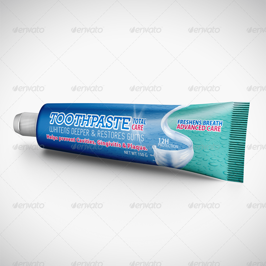Toothpaste Packaging Mockup , Graphics GraphicRiver