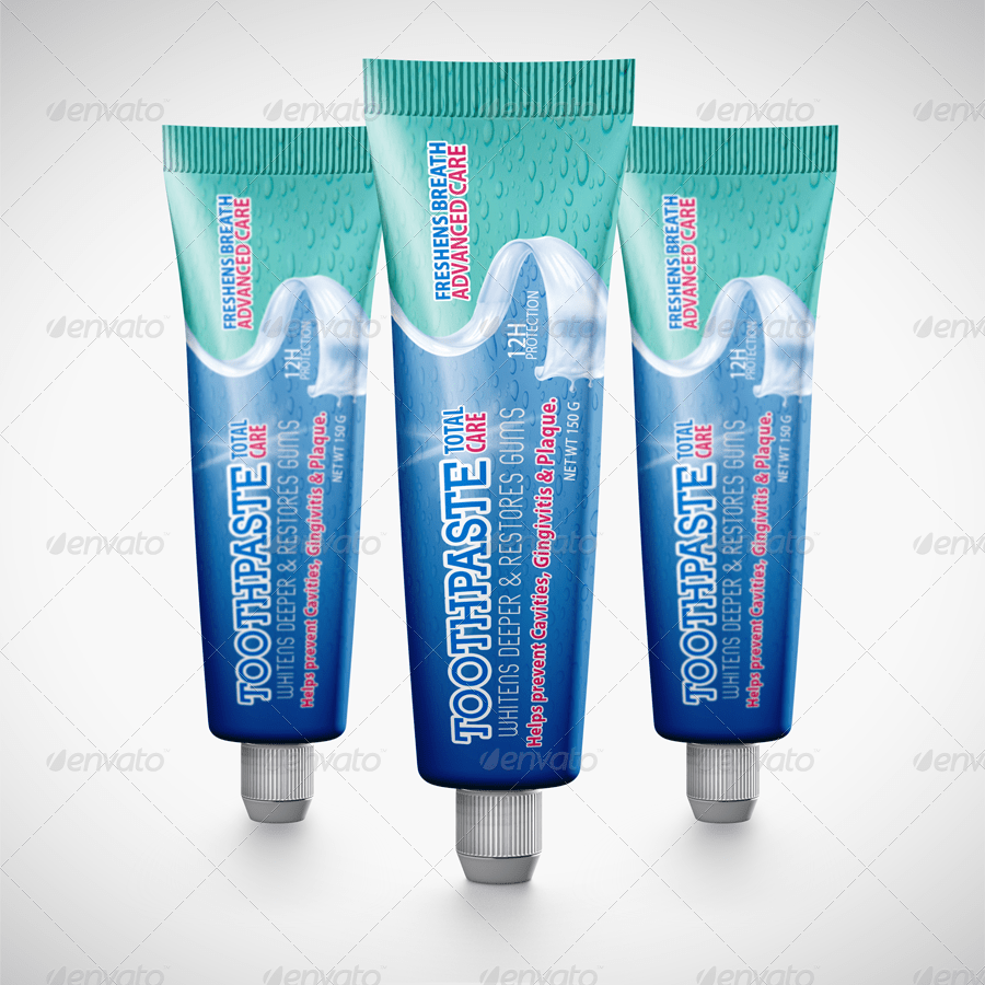 Toothpaste Packaging Mockup , Graphics GraphicRiver