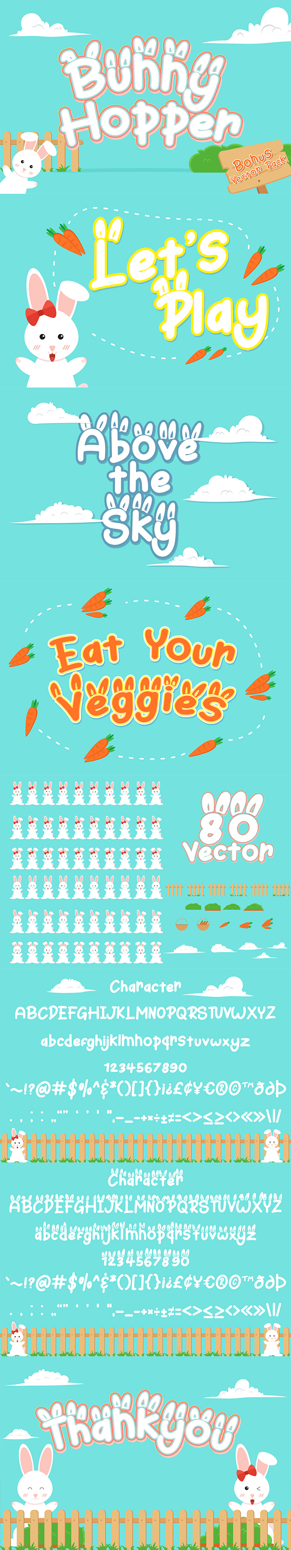 Bunny Hopper by AttypeStudio GraphicRiver