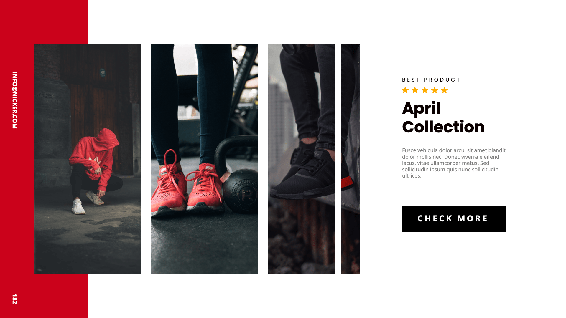 Nicker Shoes & Sneakers Google Slides Template by MasdikaStudio