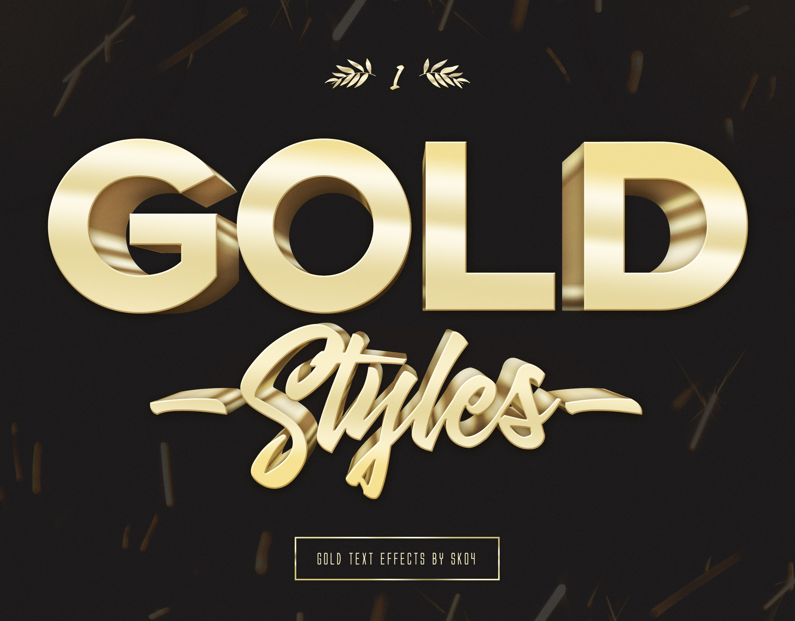 3D Gold Text Effects by Sko4 GraphicRiver