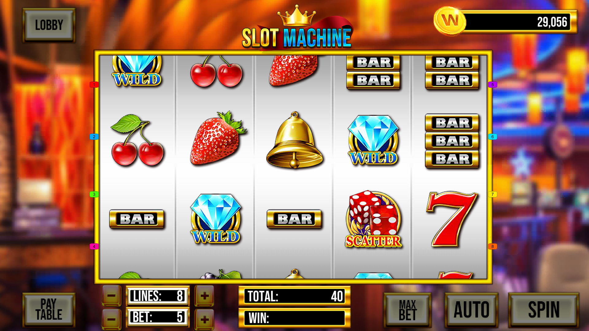 Slot Machine Unity Game by UnityGamesDev CodeCanyon