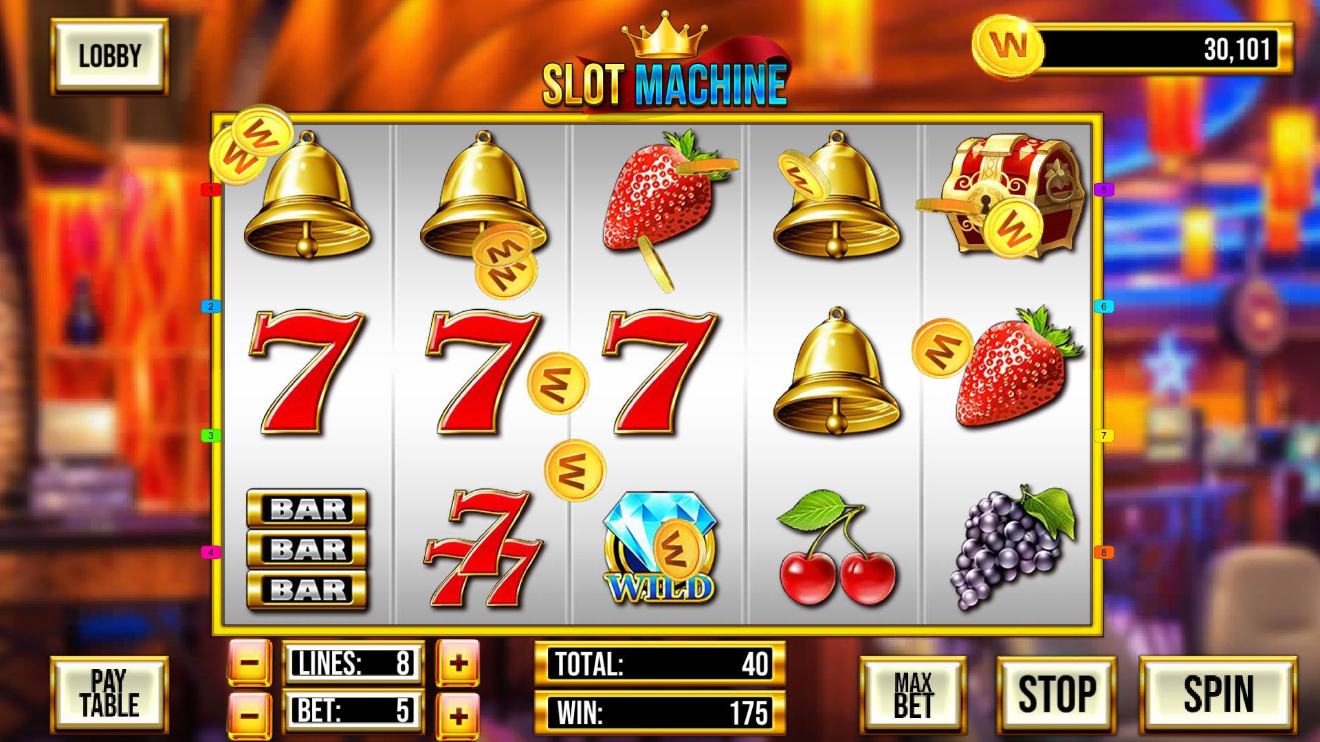 Slot Machine Unity Game by UnityGamesDev CodeCanyon