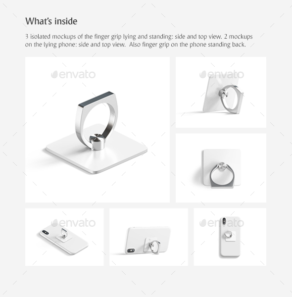 Finger Grip Mockup, Graphics GraphicRiver