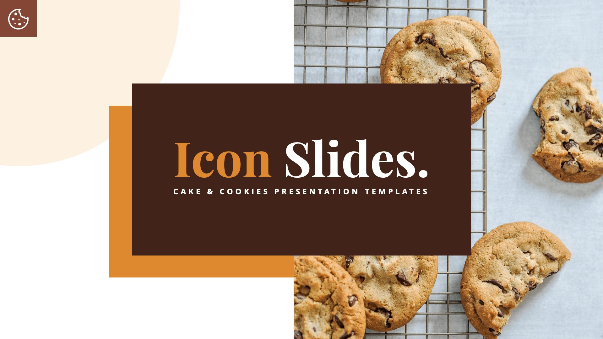 Bisquits Cake & Cookies Powerpoint Template, Presentation Templates