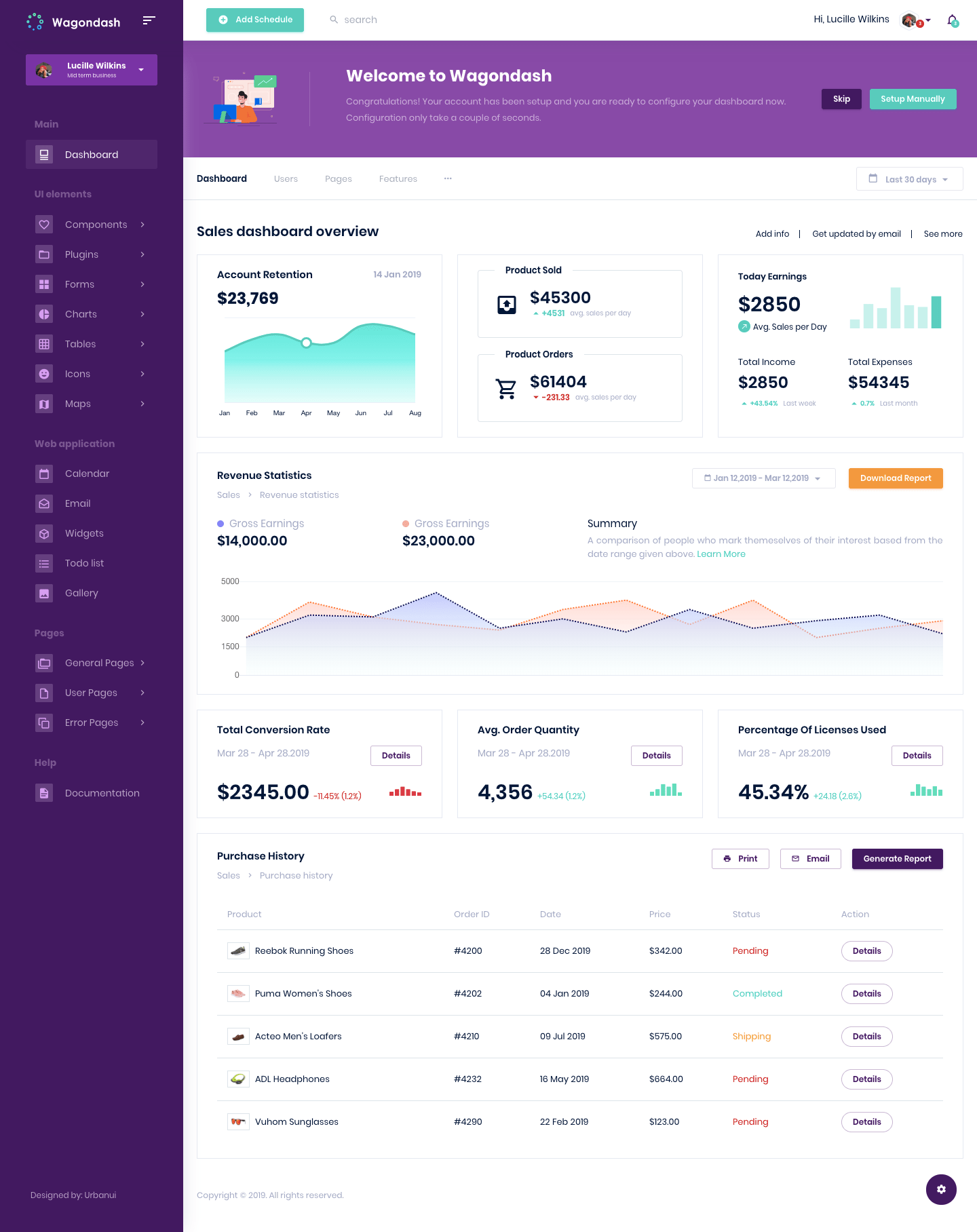 WagonDash Bootstrap Admin Template by bootstrapdashHQ ThemeForest