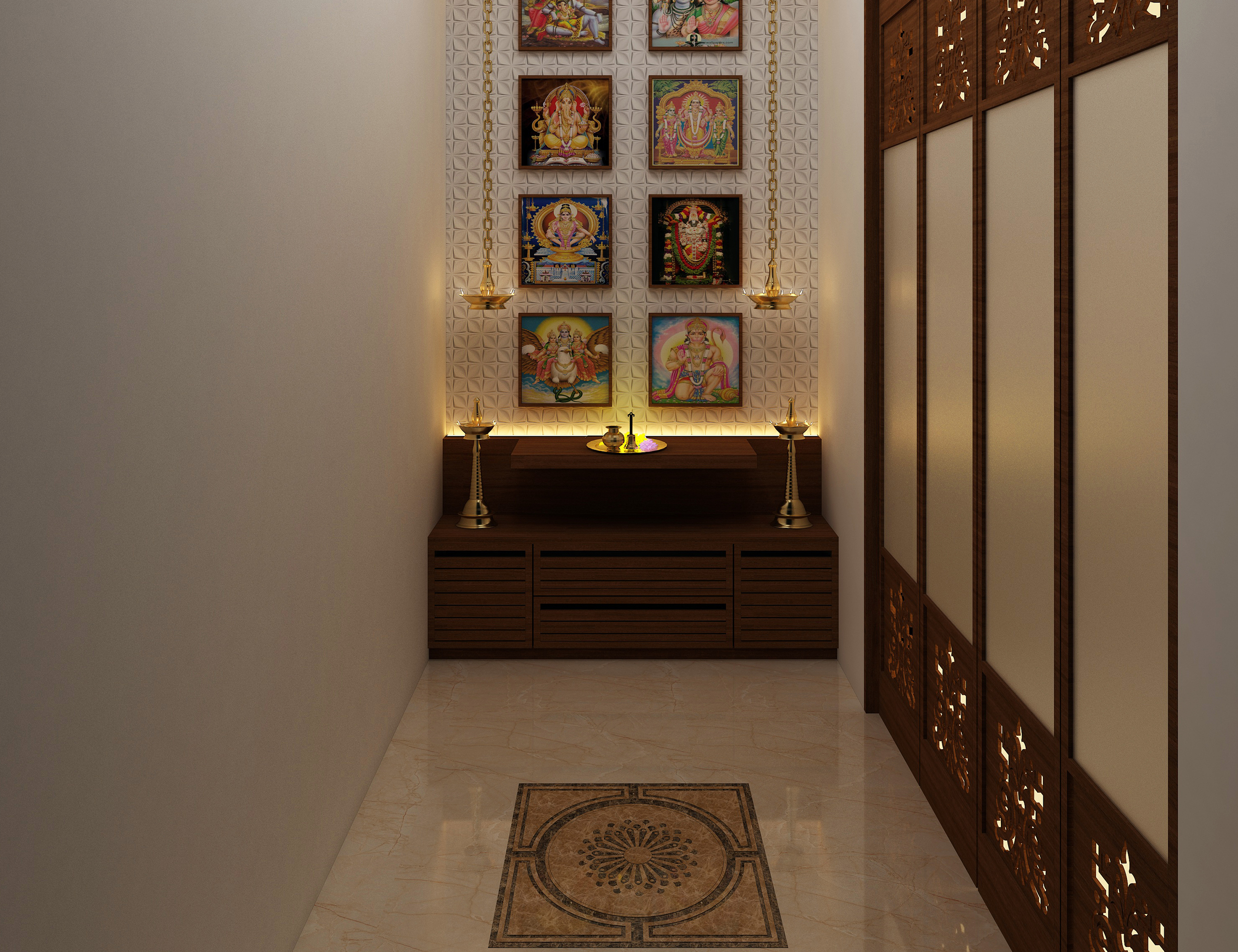 Pooja Room 3d Warehouse